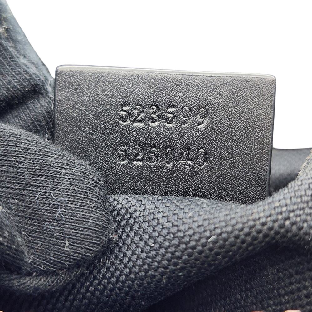 Gucci GG Supreme Small Messenger Crossbody Bag Black Gray 792082 - $1580 - Picture 8 of 9